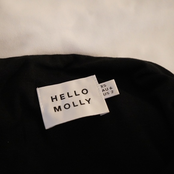 Hello Molly Black Dress - Picture 3 of 4